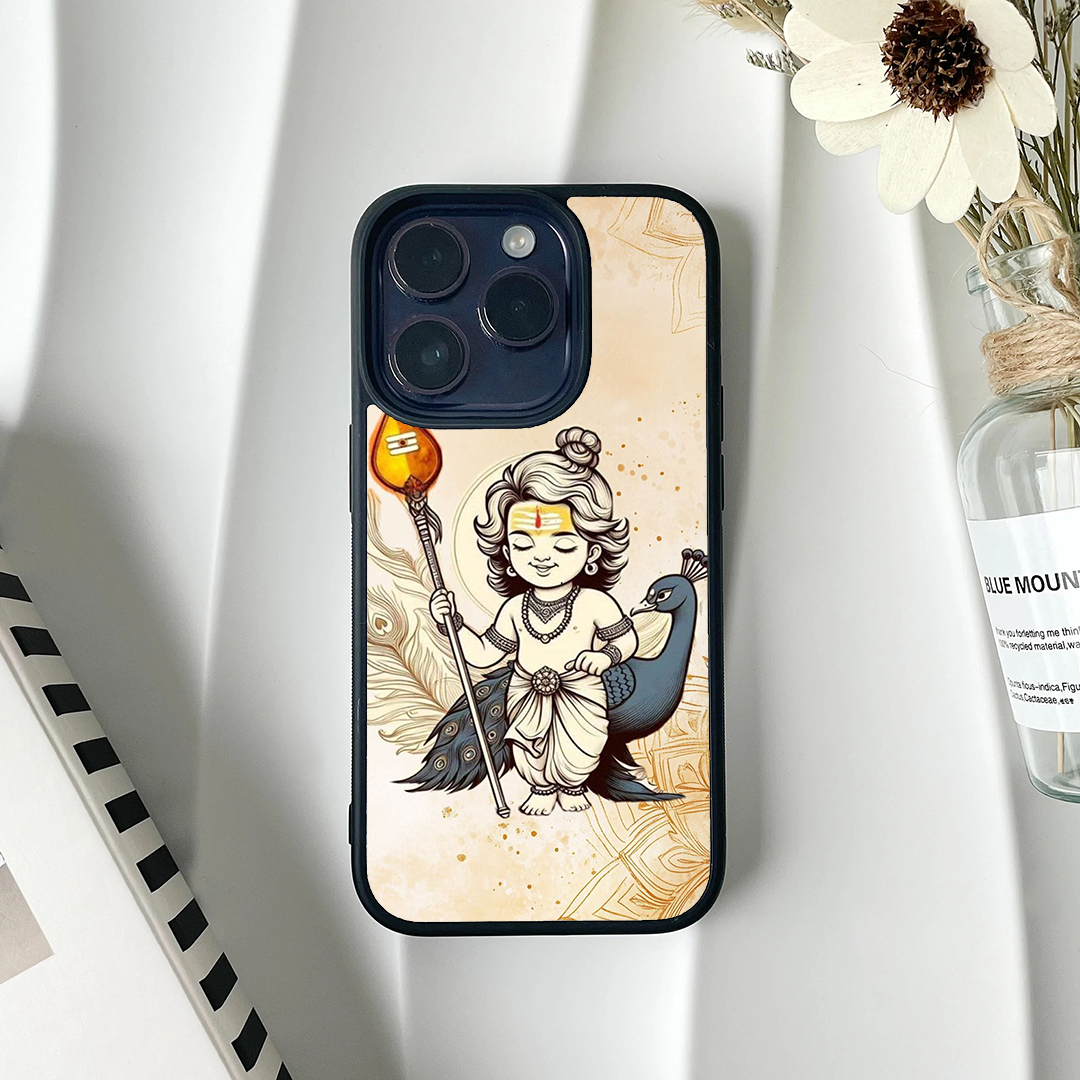 Little Muruga Peacock Divine Printed Protective Case