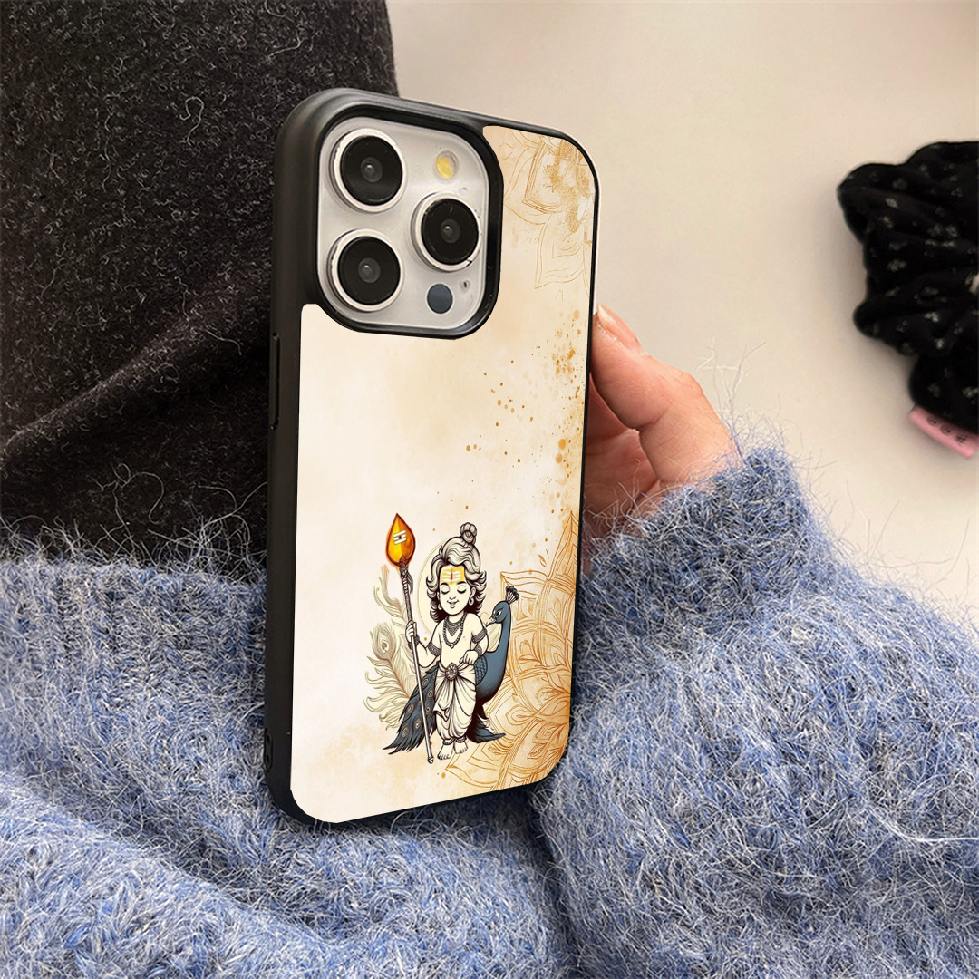 Cute Muruga Peacock Divine Printed Protective Case
