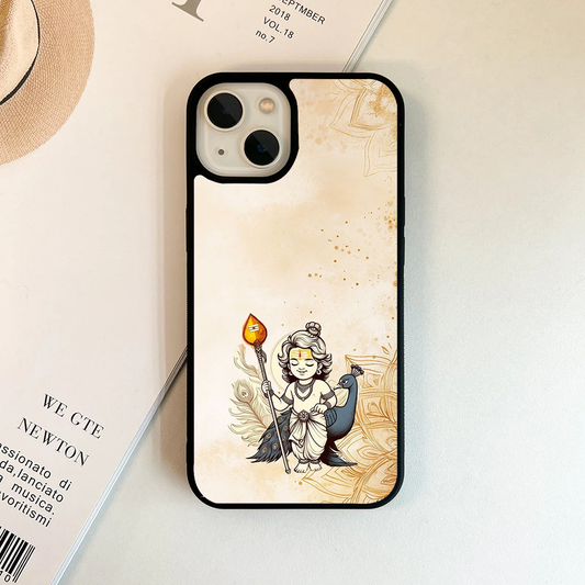 Cute Muruga Peacock Divine Printed Protective Case