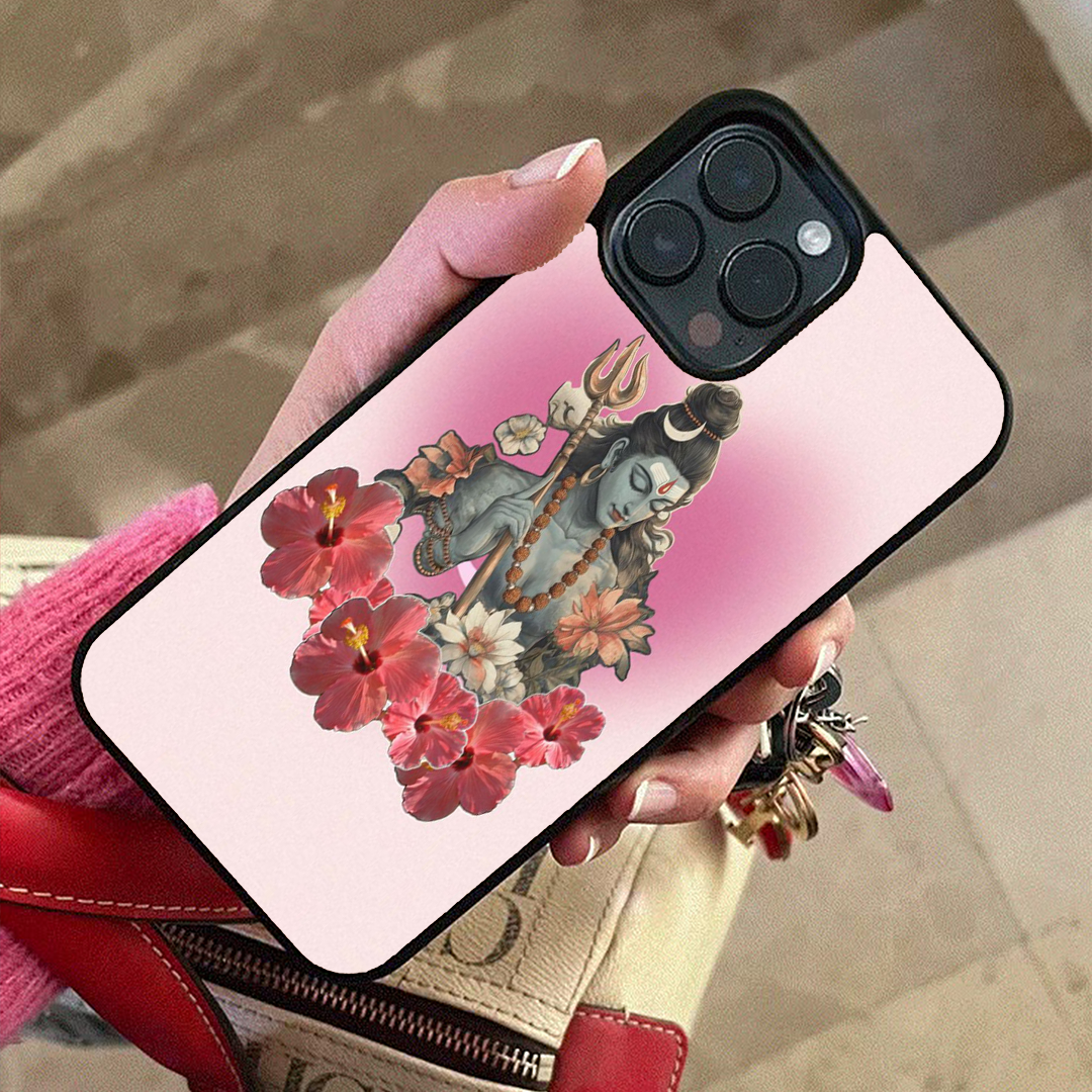 Shiva in Floral Divine Printed Protective Case