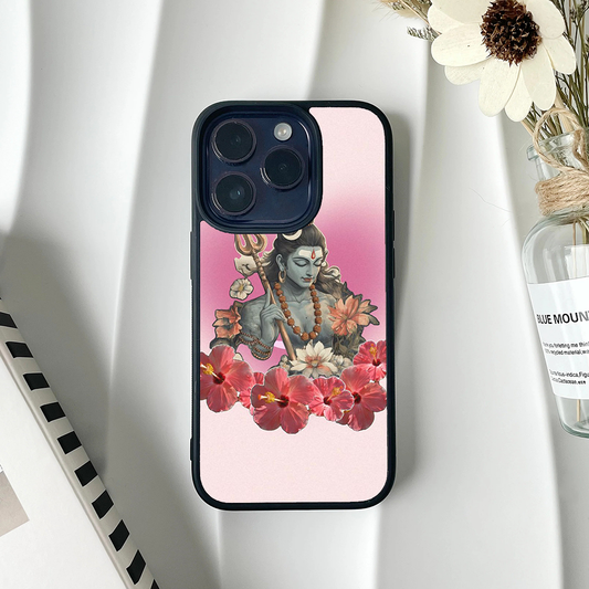 Shiva in Floral Divine Printed Protective Case