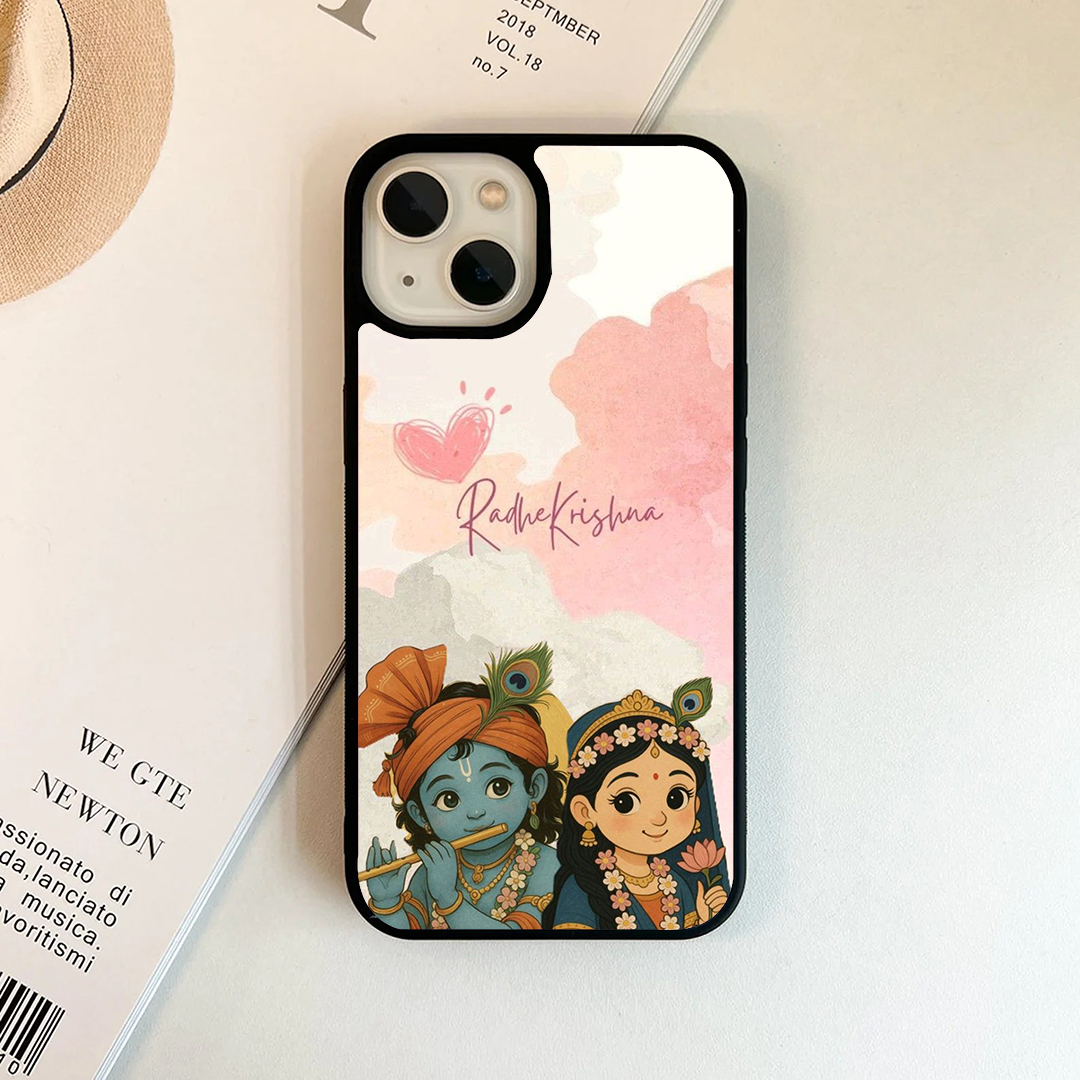 Radhe Krishna Art Divine Printed Protective Case