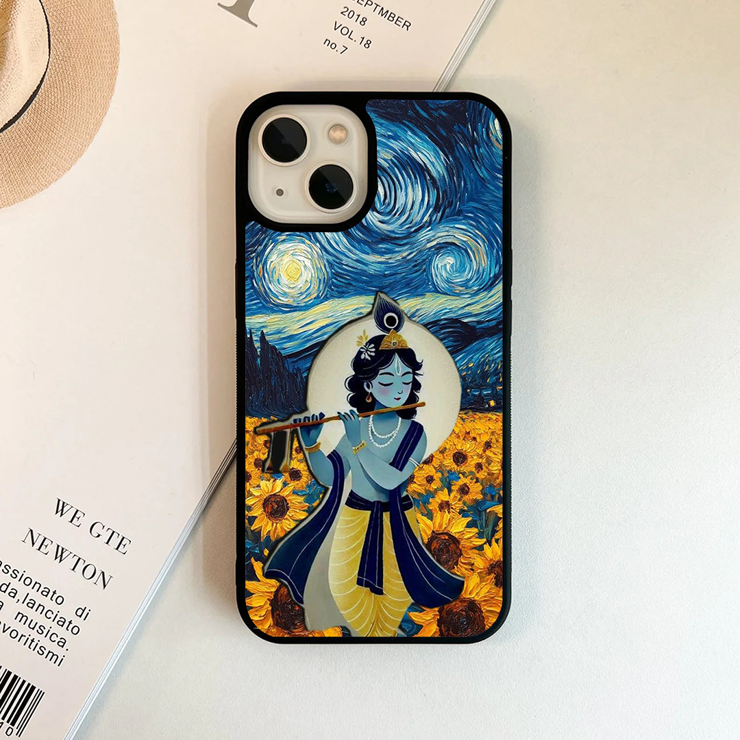 Van Gogh Art Krishna Divine Printed Protective Case