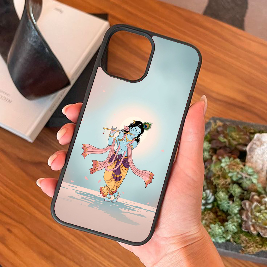 Aesthetic Krishna Divine Printed Protective Case