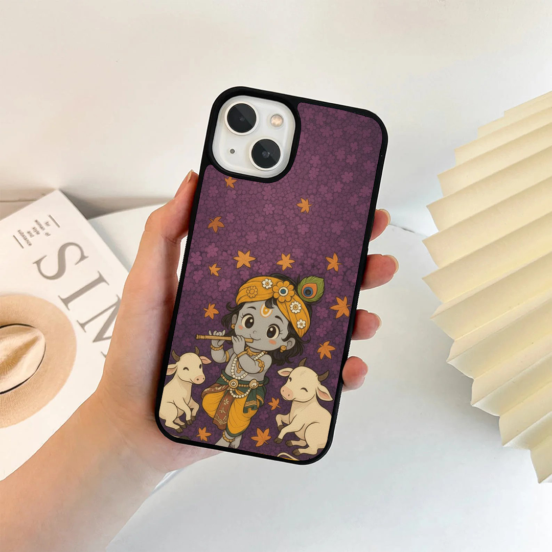 Little Krishna Flute Divine Printed Protective Case