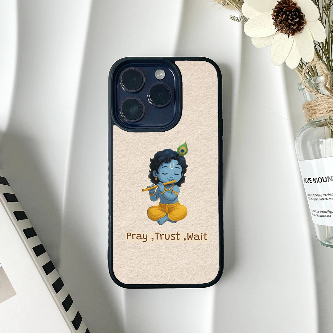 Little Krishna Pray Trust Divine Printed Protective Case