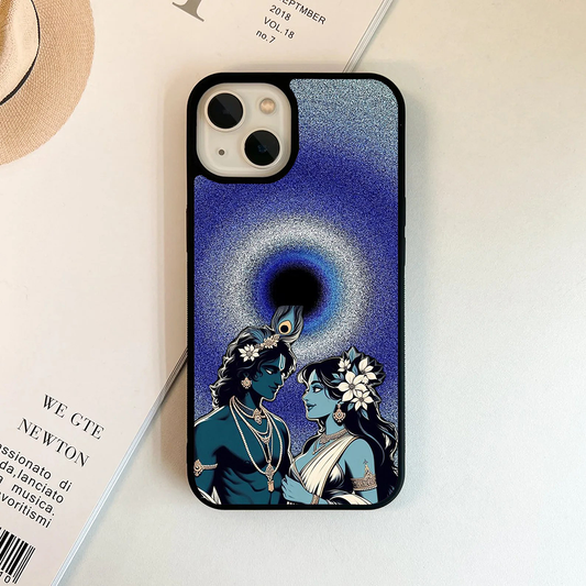 Radhe Krishna Evil Eye Divine Printed Protective Case