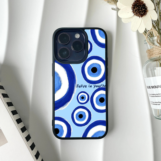 Believe In Yourself Evil Eye Protective Phone Case Back Cover