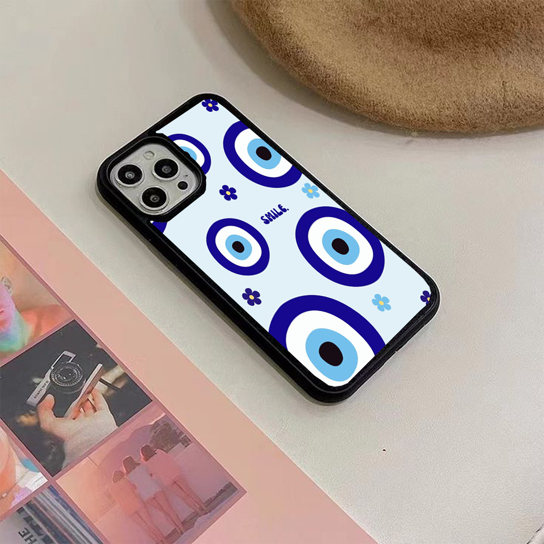 Smile Evil Eye Protective Phone Case Back Cover