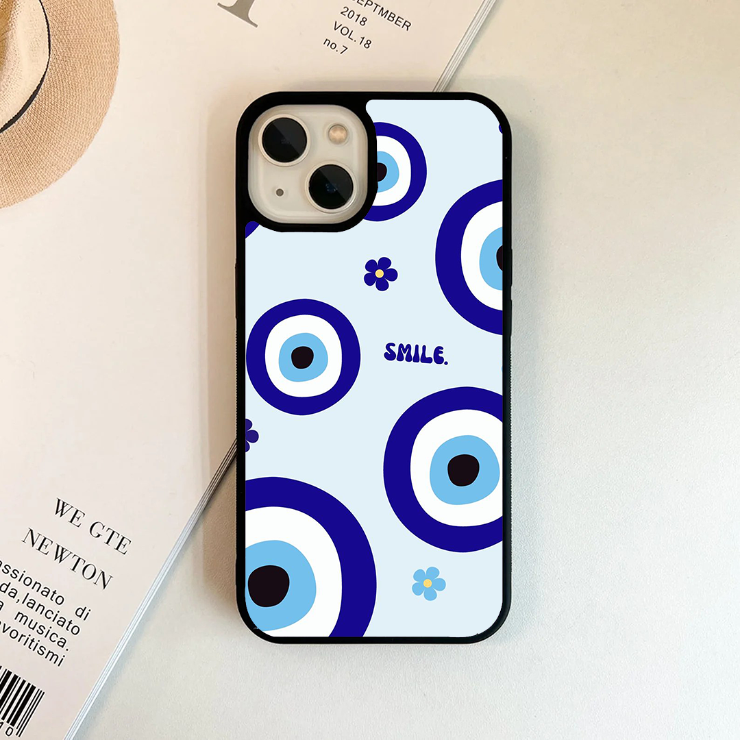 Smile Evil Eye Protective Phone Case Back Cover