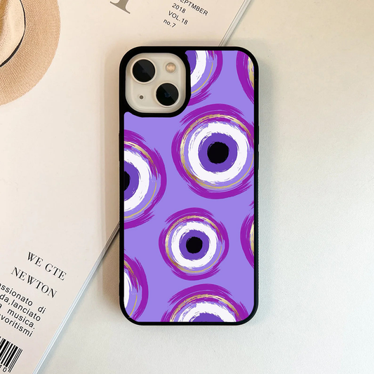 Curious Evil Eye Protective Phone Case Back Cover