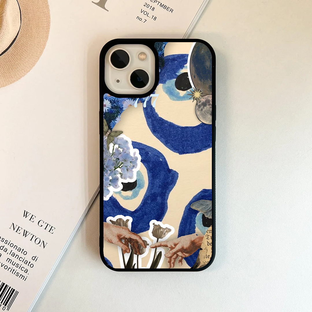 Stickers Evil Eye Protective Phone Case Back Cover