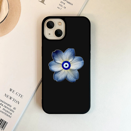 Baby Blue Flora Glossy Protective Cases