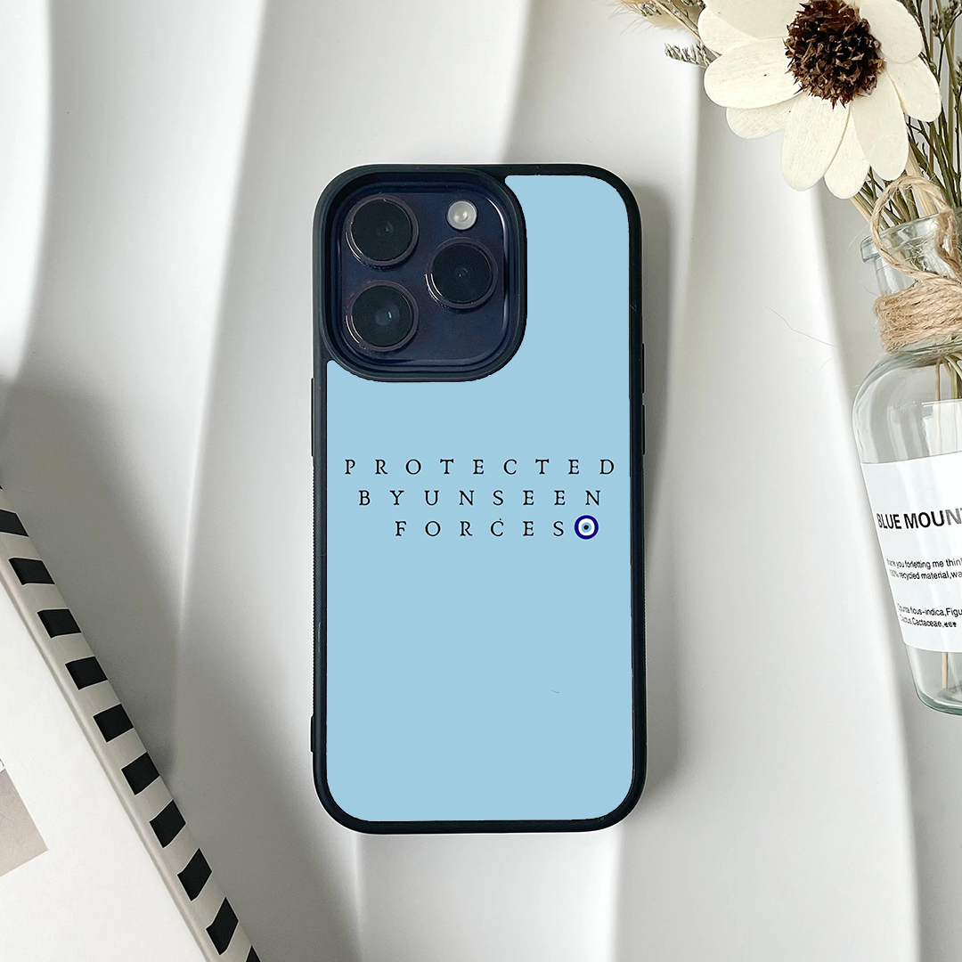 Protected By Unseen Evil Eye Glossy Protective Case
