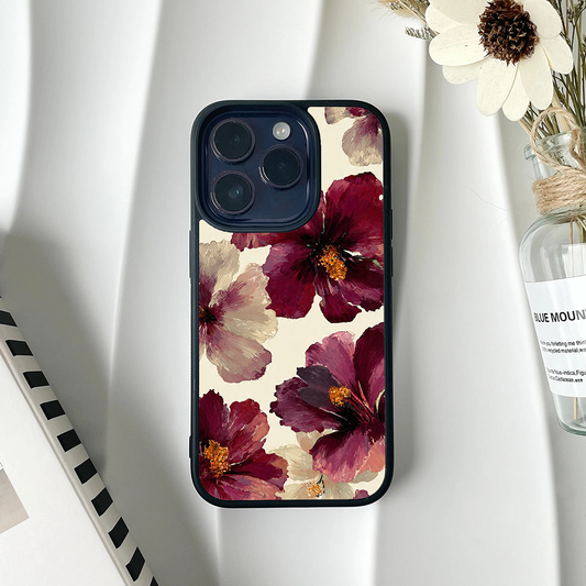 Siren Hibiscus Glossy Protective Cases