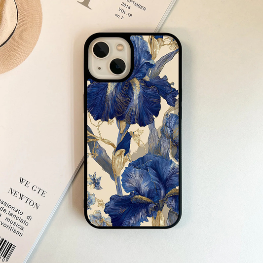 Soft Velvet Hibiscus Glossy Protective Cases