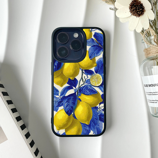Lilac Lemon Glossy Protective Cases
