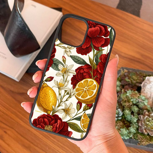 Citrus Rose Glossy Protective Cases