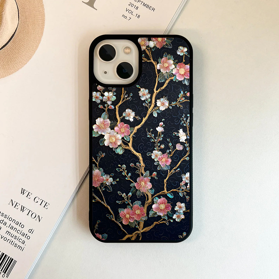 Petal Poise Glossy Protective Cases