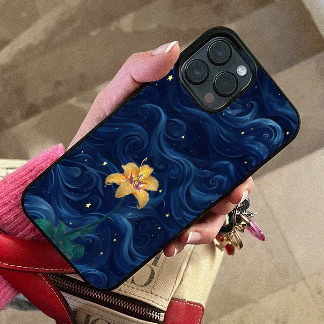 Camellia Blush Glossy Protective Cases