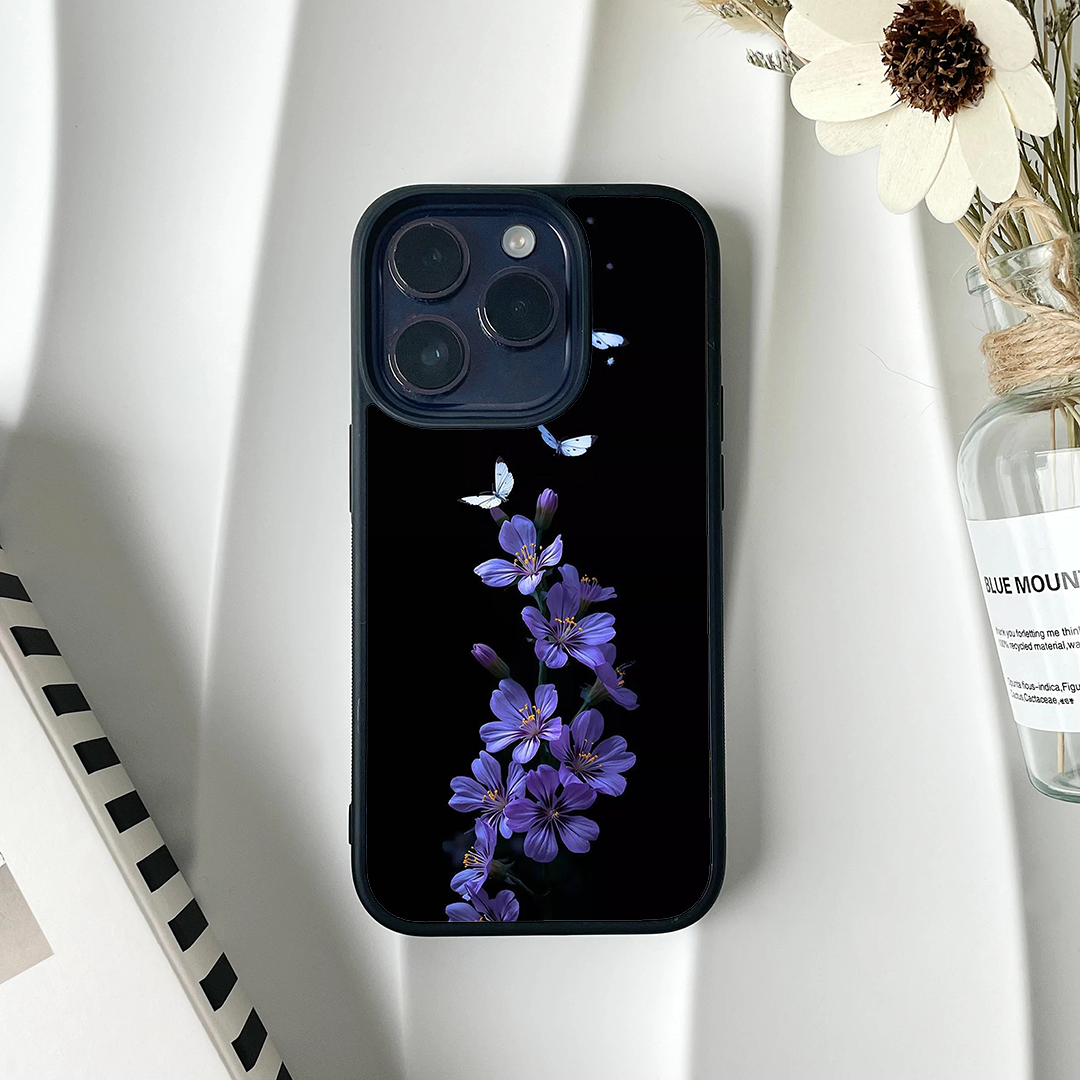 Blooming Pink Veil Glossy Protective Cases