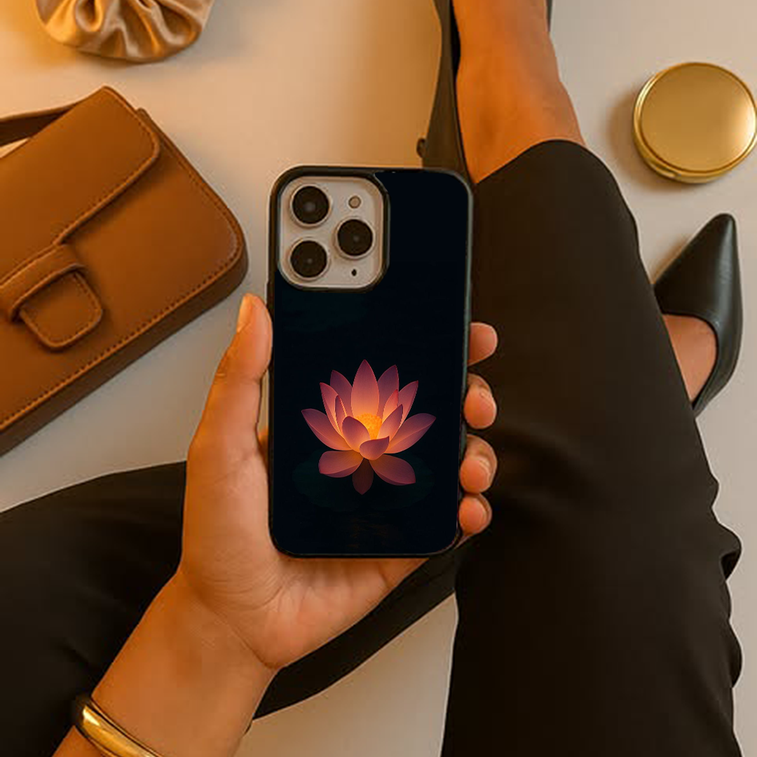 Pink Bloom Haven Glossy Protective Cases