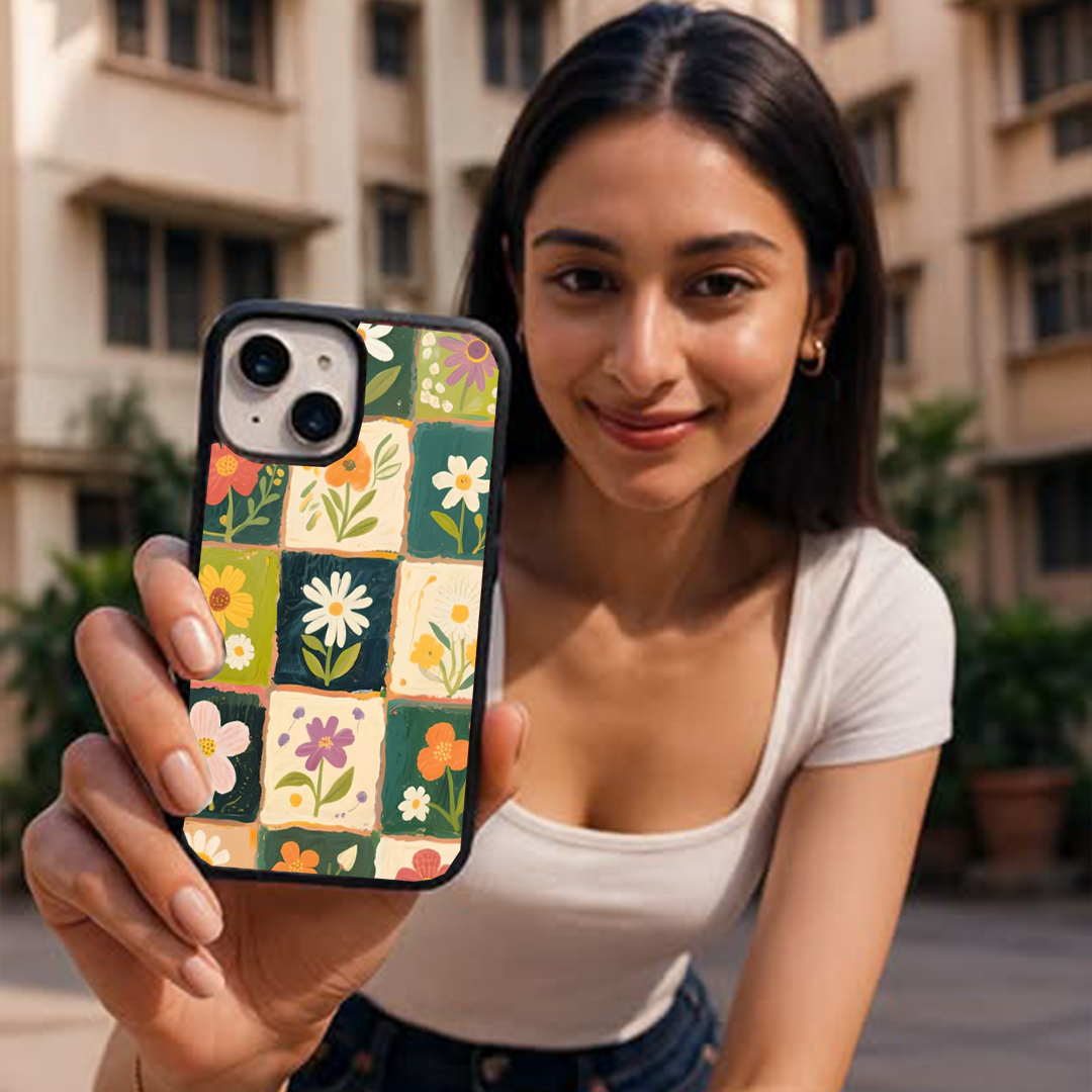 Rosy Flora Muse Glossy Protective Cases