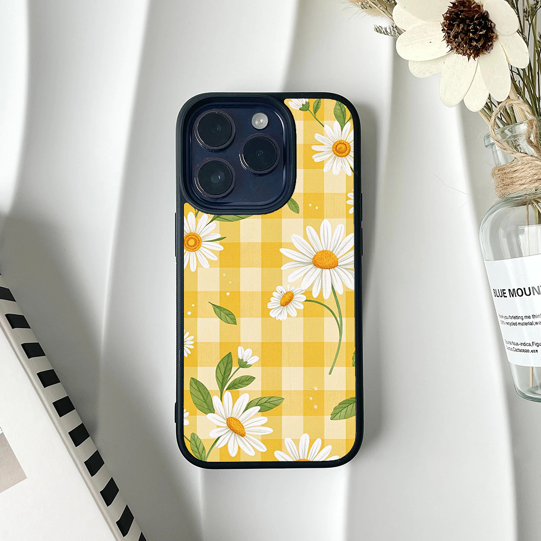 Blush Flora Glossy Protective Cases