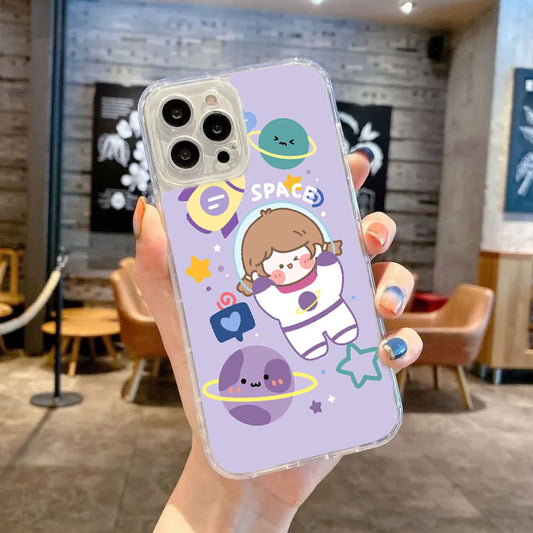 Space Cartoon Printed Silicone case