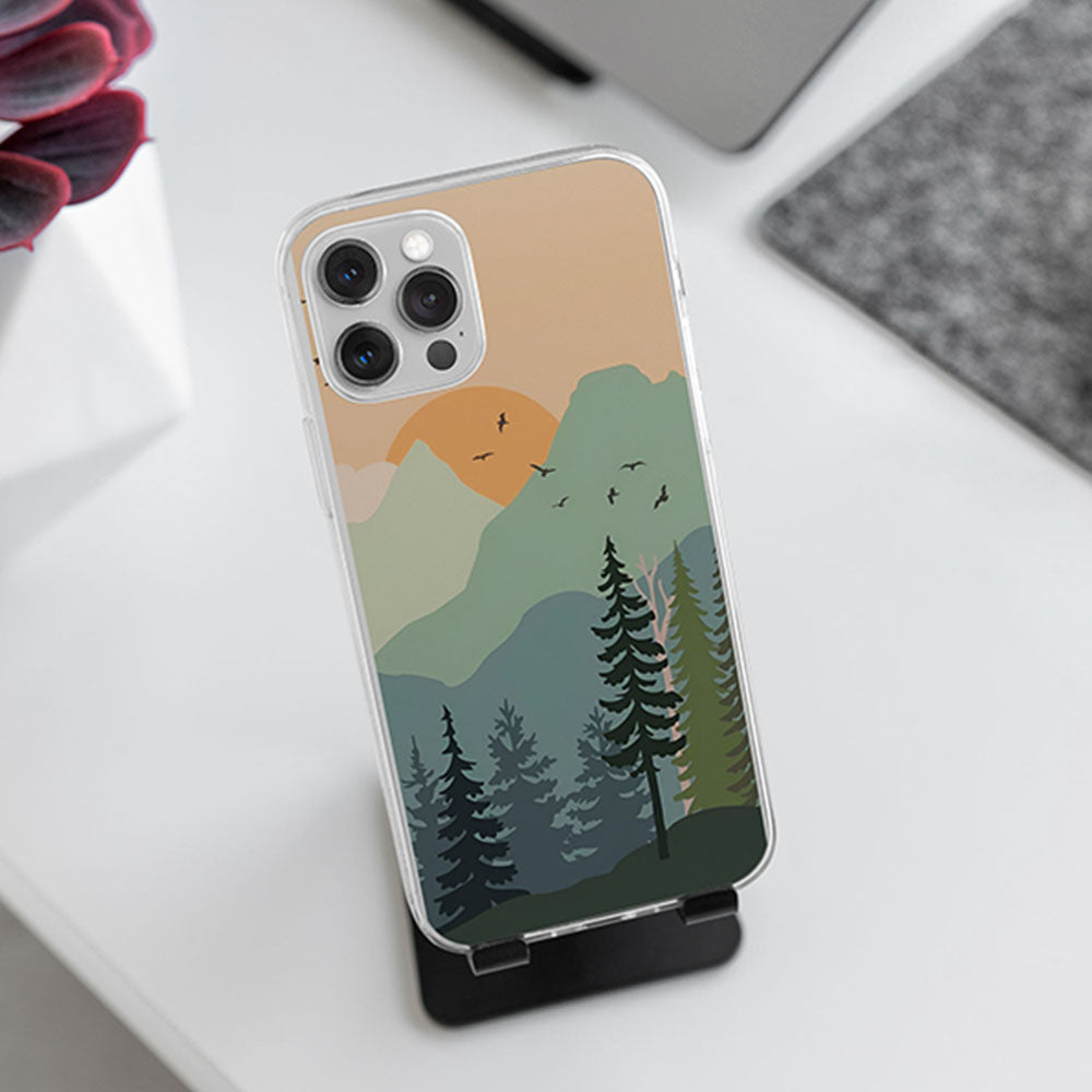 Sunset Beauty Printed Silicone case
