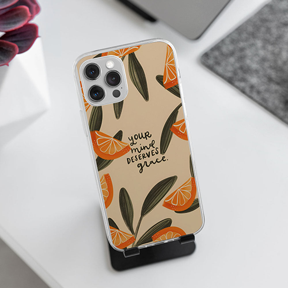 Your Mind Deserves Grace Printed Silicone case