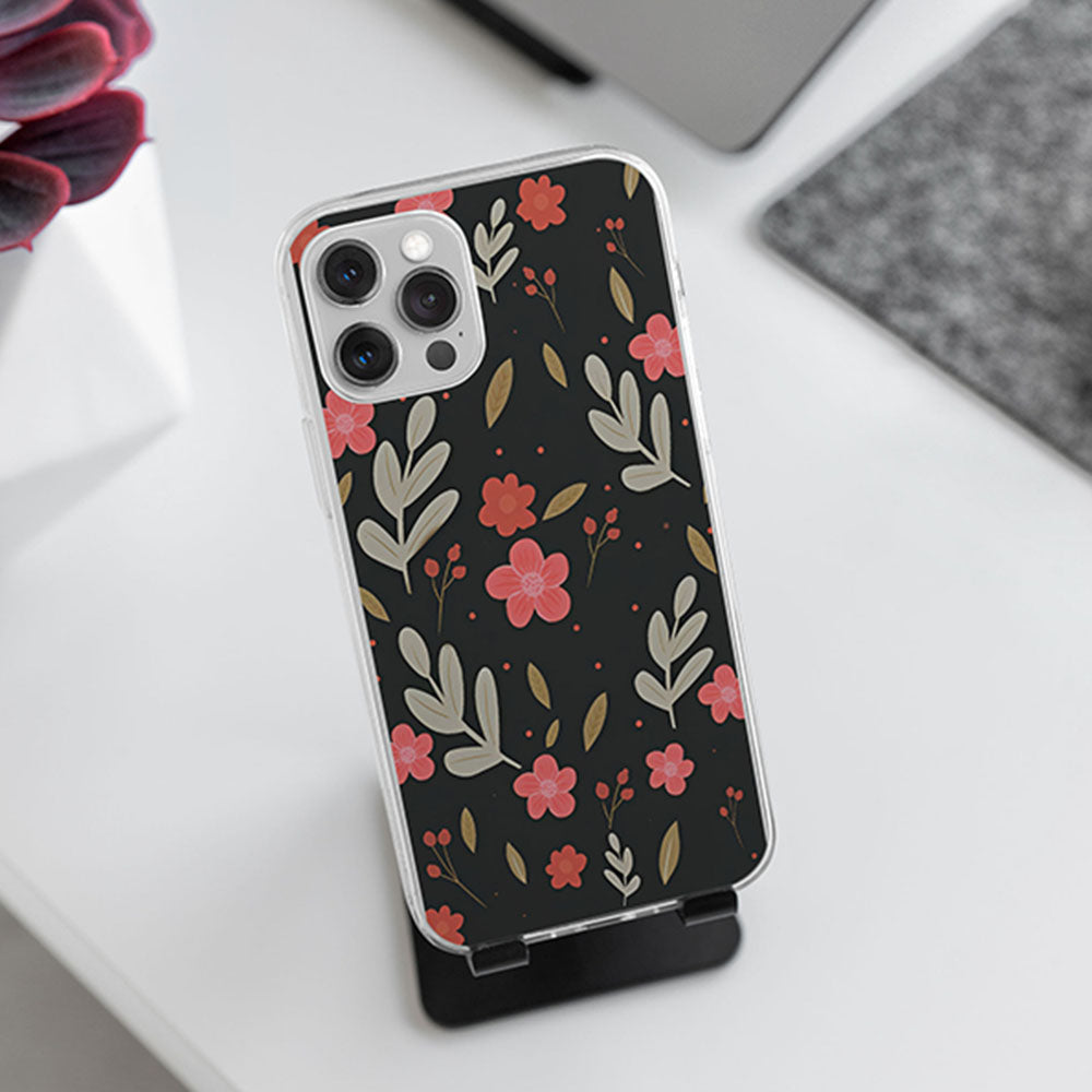 Colorful floral Printed Silicone case