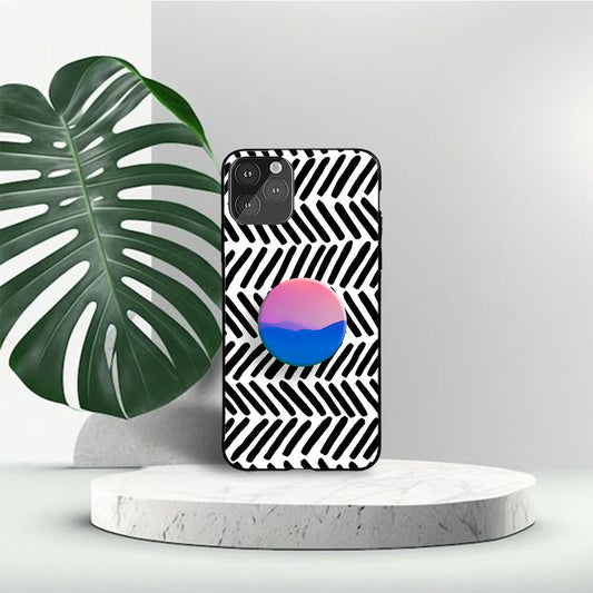 Gripper Case With Black Stripes