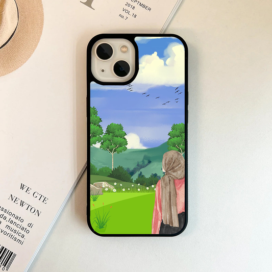 Velvet Outline Glossy Protective Cases