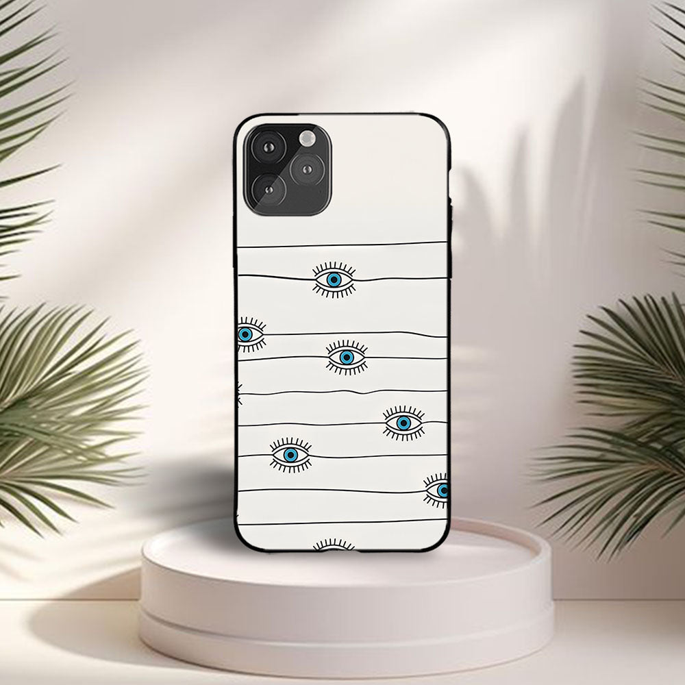 Evil Eye Line Printed Phone case
