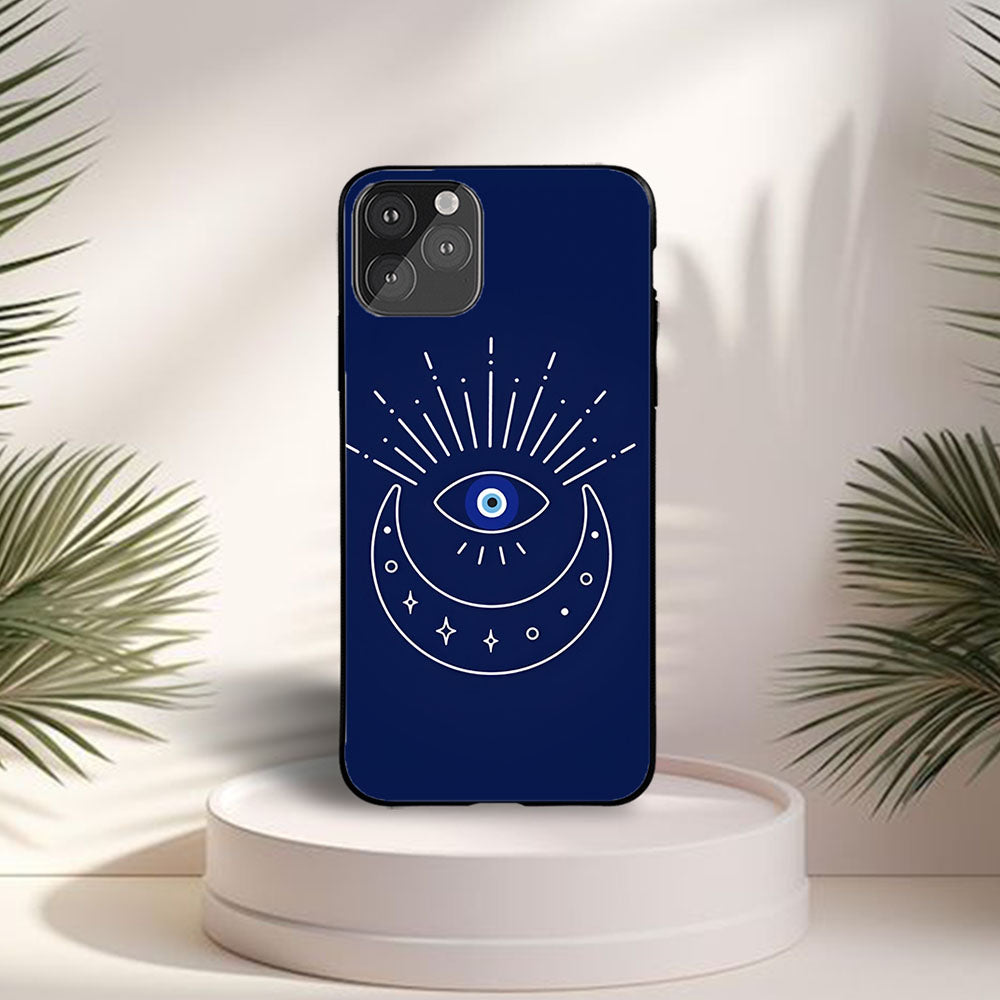 Moon Evil Eye Printed Phone case