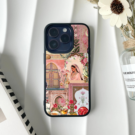 Pink Royal Garden Printed Protective Case