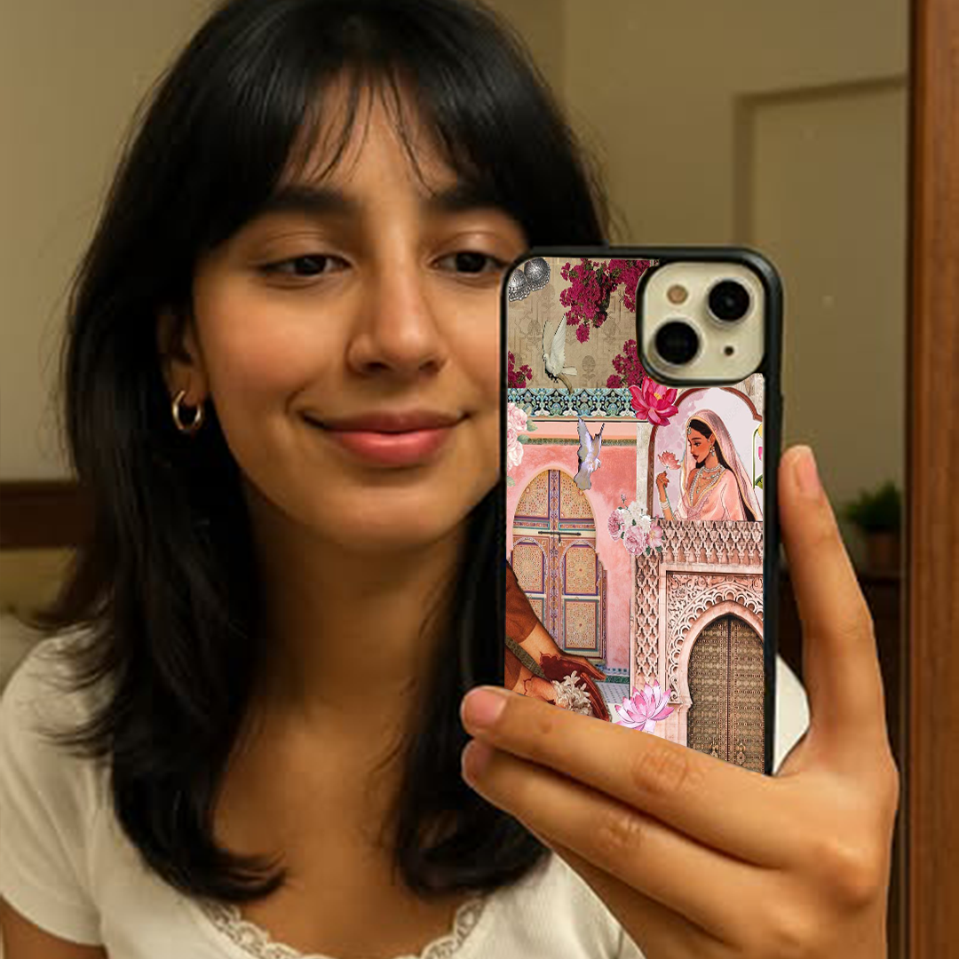 Pink Lotus Queen Printed Protective Case