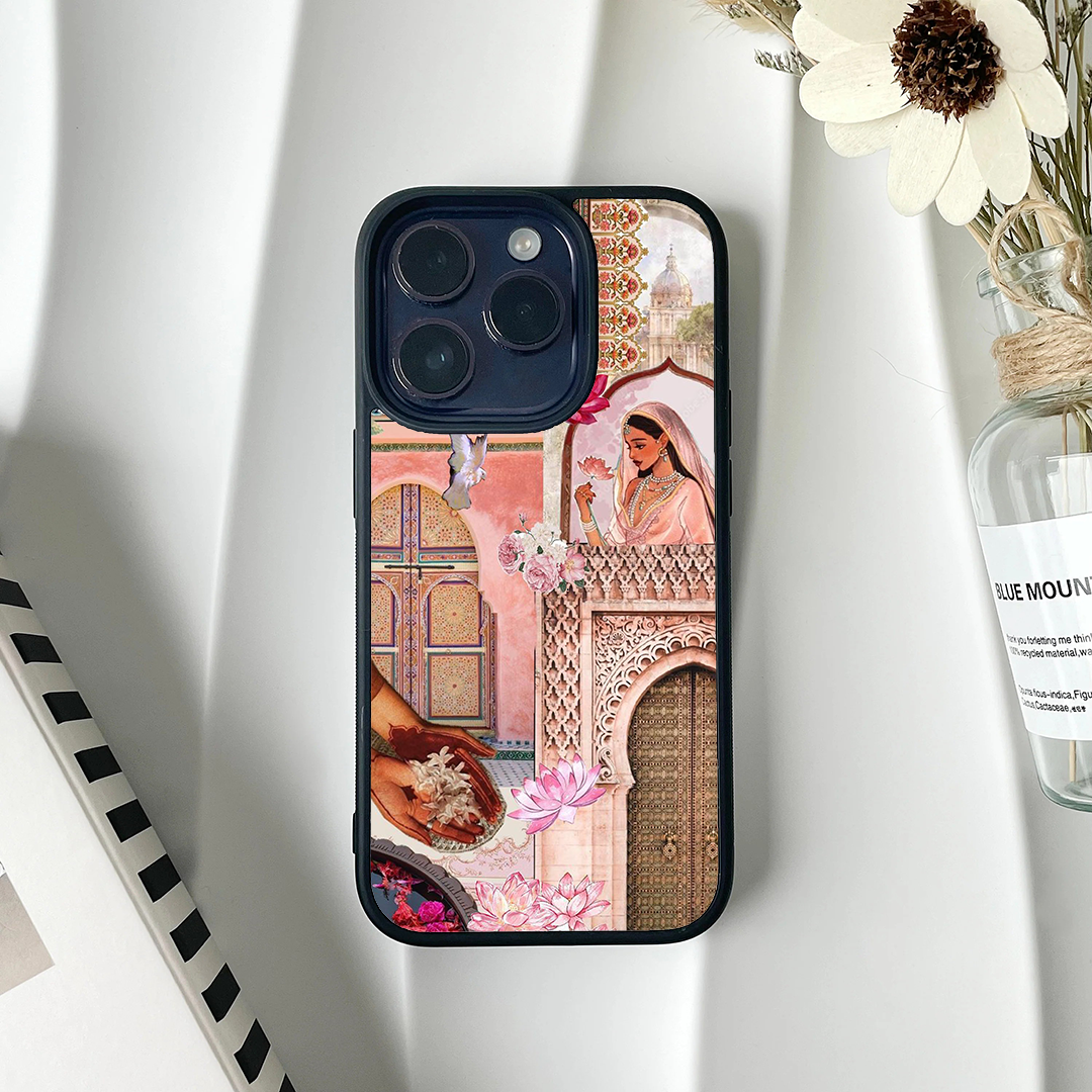 Pink Lotus Queen Printed Protective Case