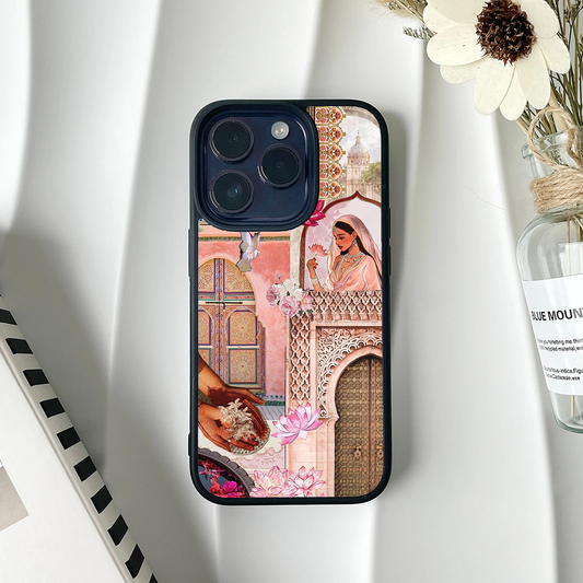 Pink Lotus Queen Printed Protective Case