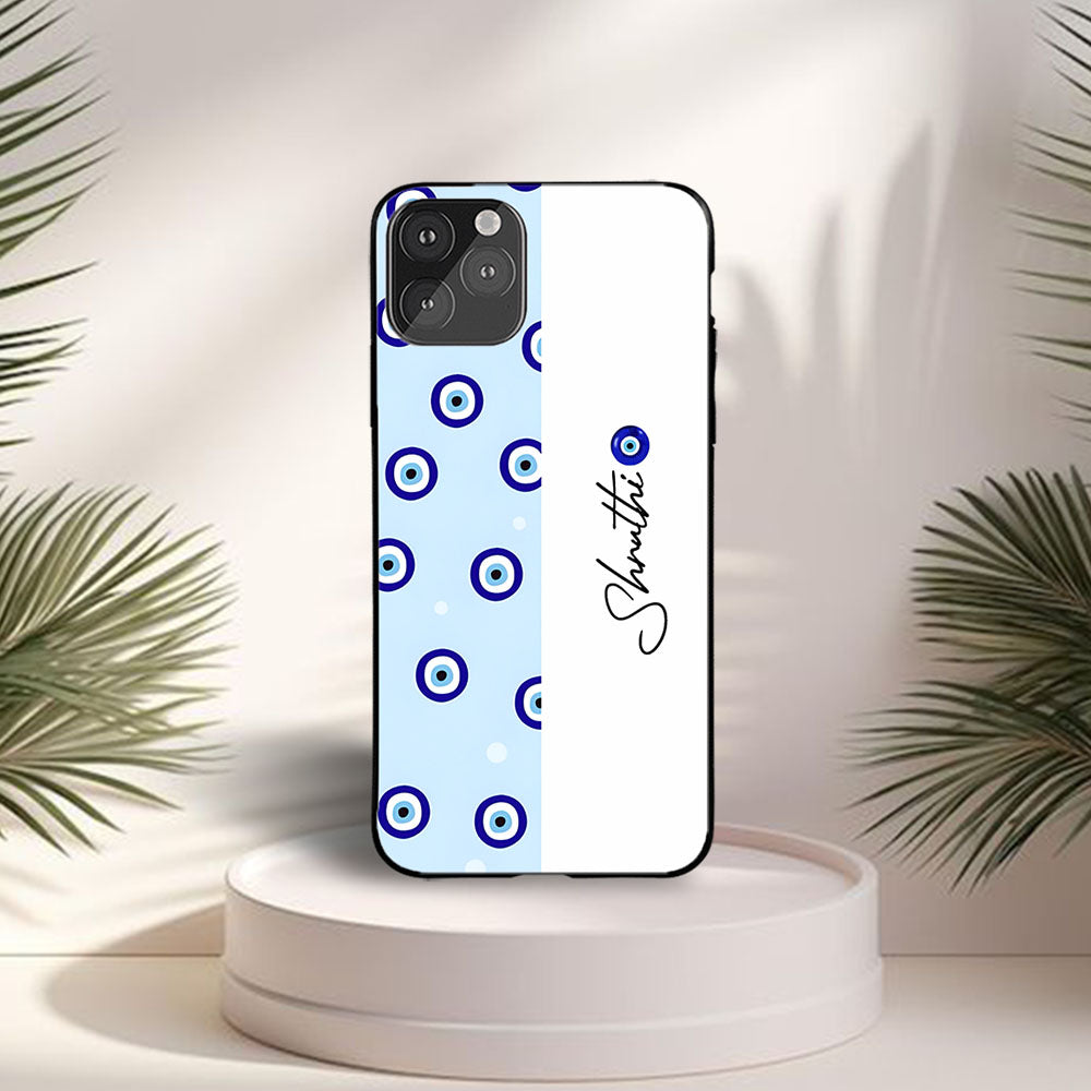 Half Evil Eye Name Glossy Protective Case
