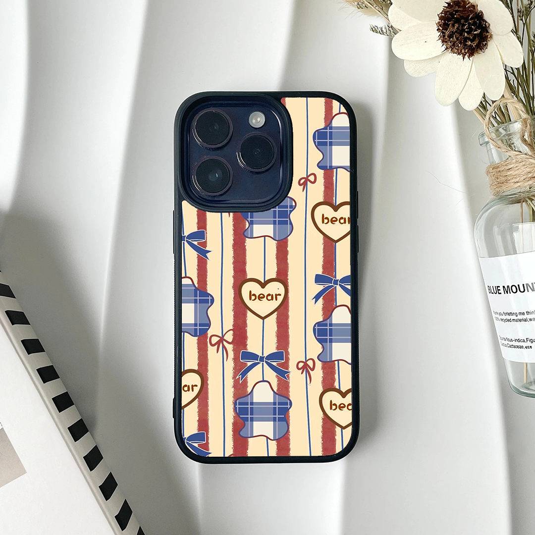 Molten Amber Protective Glass Case