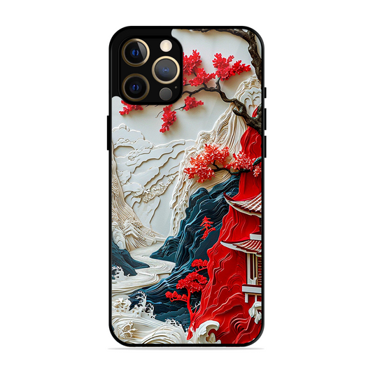 Waves House Printed Protective Phone Cover for iPhone 12 Pro Max