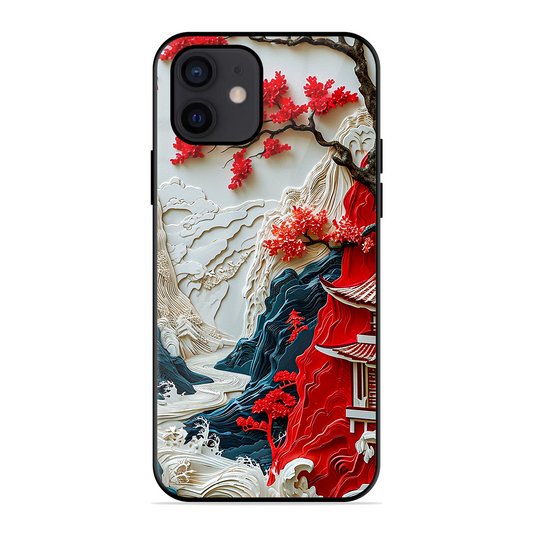 Waves House Printed Protective Phone Cover for iPhone 12