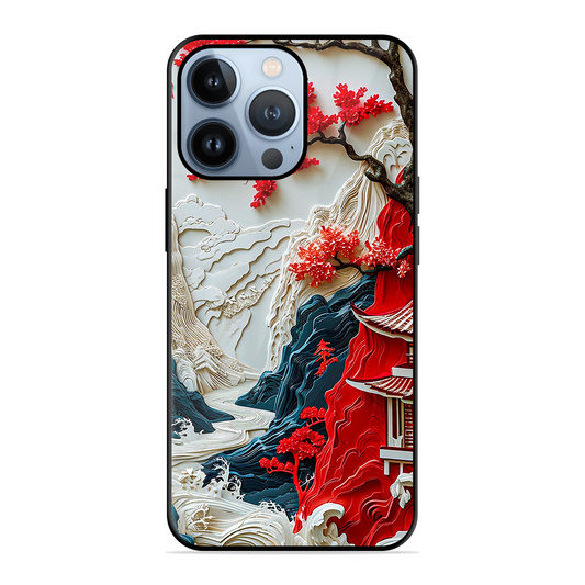 Waves House Printed Protective Phone Cover for iPhone 13 Pro
