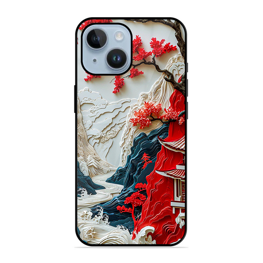 Waves House Printed Protective Phone Cover for iPhone 14 Plus