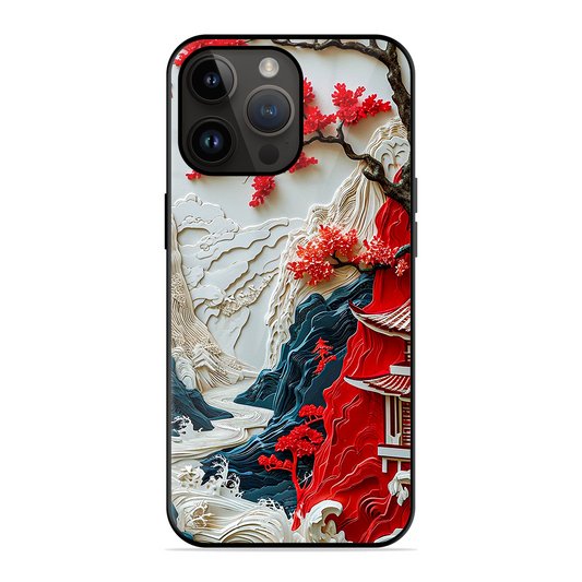 Waves House Printed Protective Phone Cover for iPhone 14 Pro Max