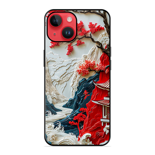 Waves House Printed Protective Phone Cover for iPhone 14