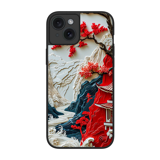 Waves House Printed Protective Phone Cover for iPhone 15 Plus