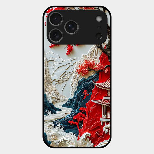 Waves House Printed Protective Phone Cover for iPhone 17 Pro Max